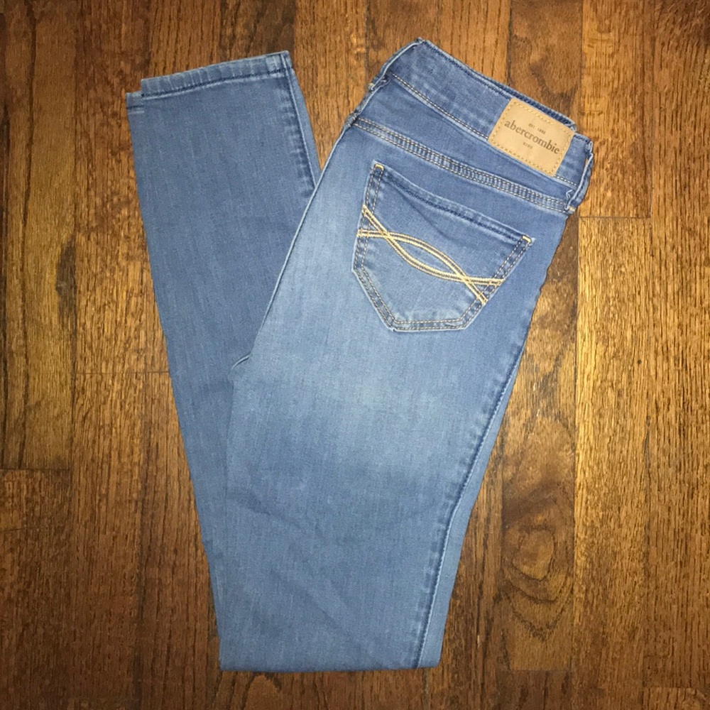 Medium Wash Abercrombie Kids Jeggings